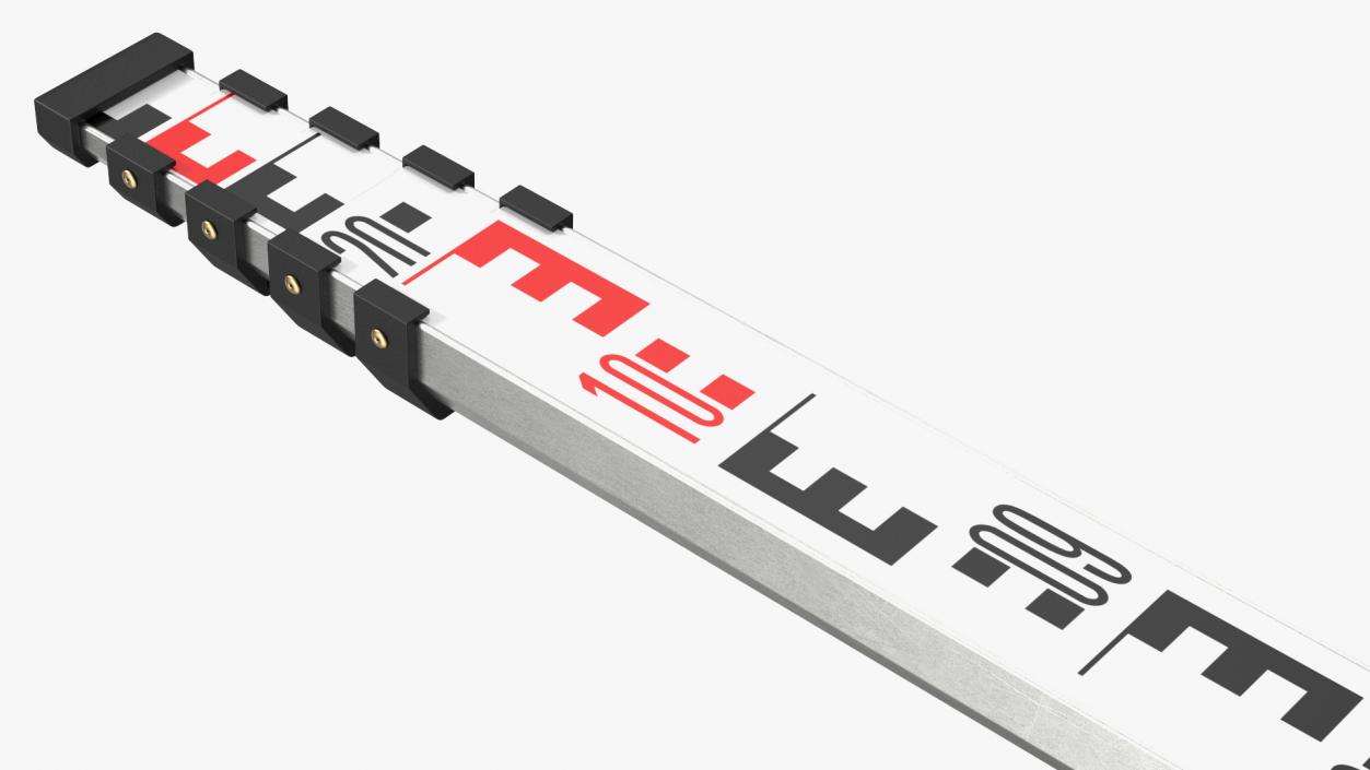 3D model Surveyors Rod Rigged