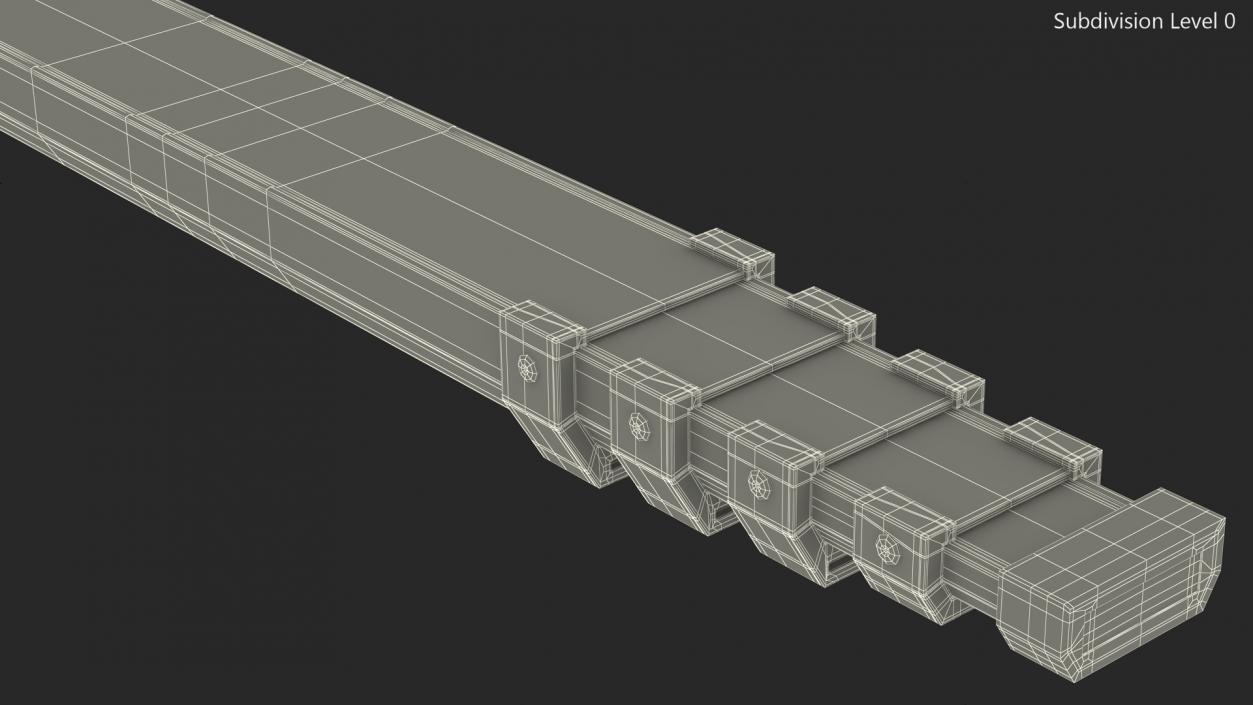 3D model Surveyors Rod Rigged