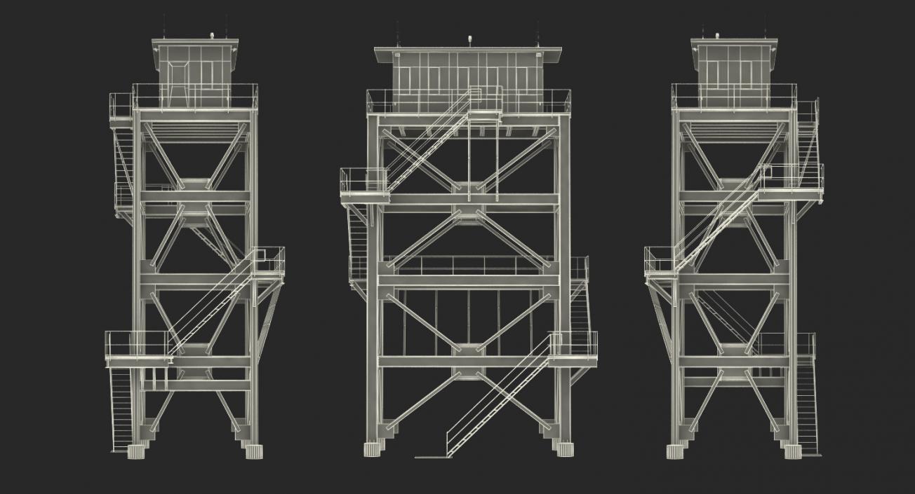 3D Guard Towers Collection model