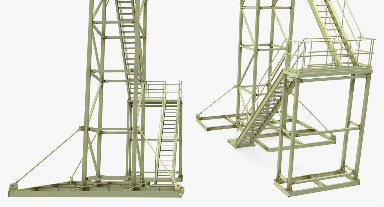 3D Guard Towers Collection model