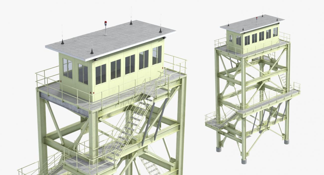 3D Guard Towers Collection model