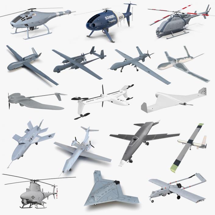 UAV Collection 12 3D