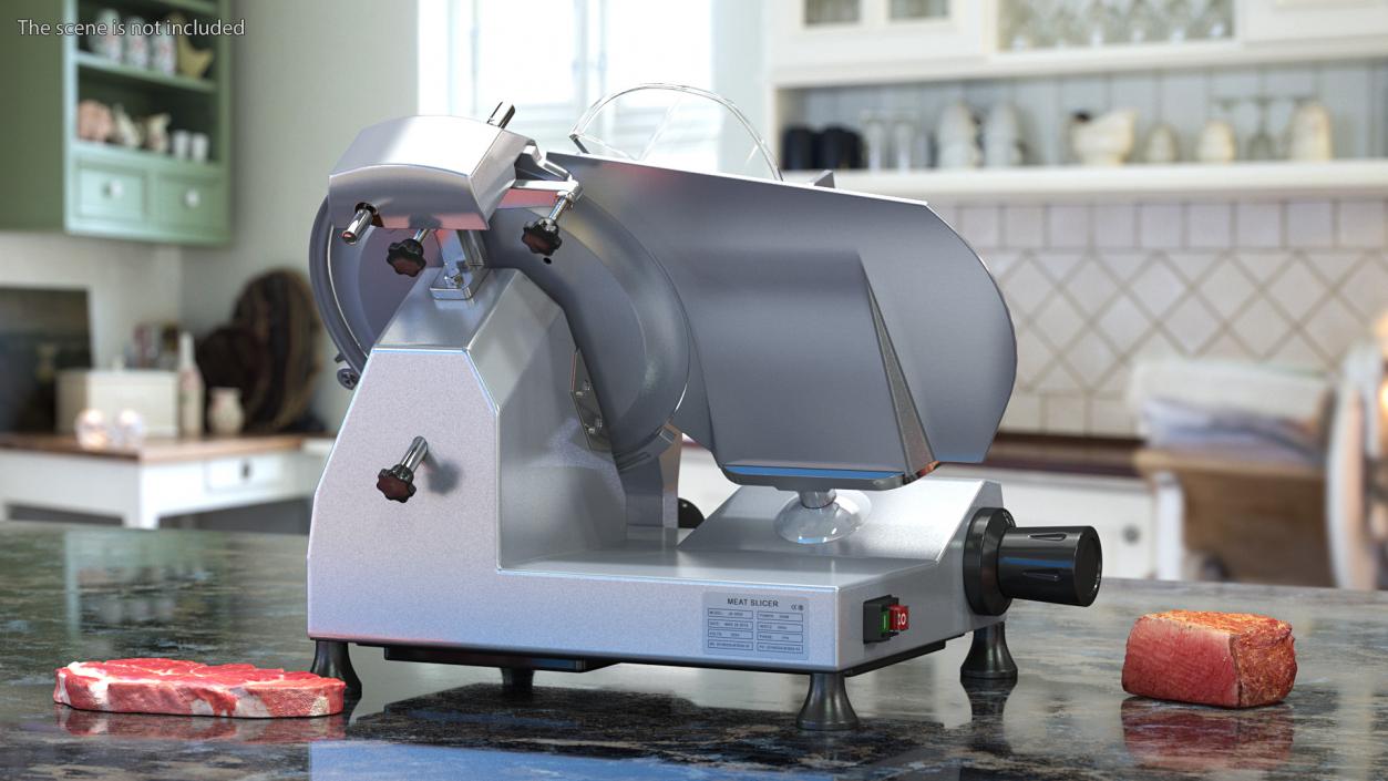 3D VEVOR Commercial Meat Slicer model