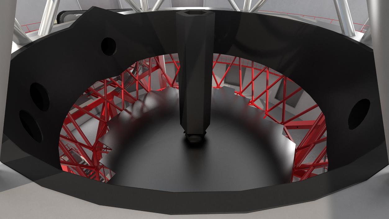 3D Dome Telescope Rigged