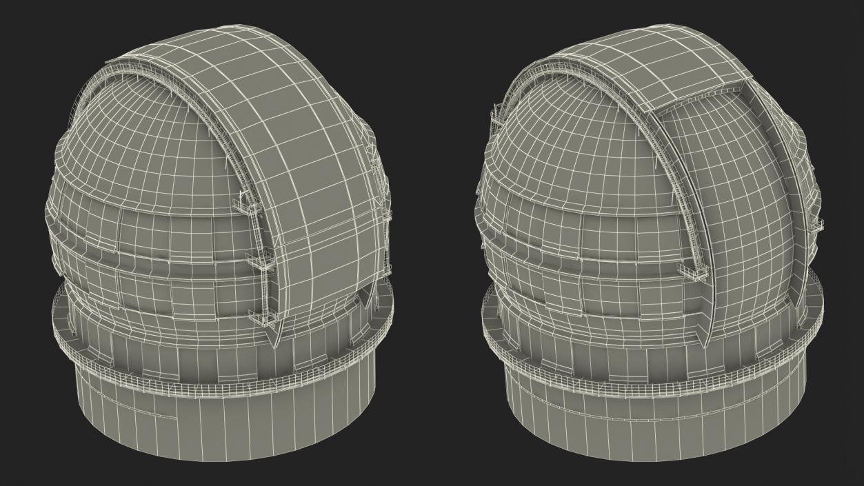 3D Dome Telescope Rigged