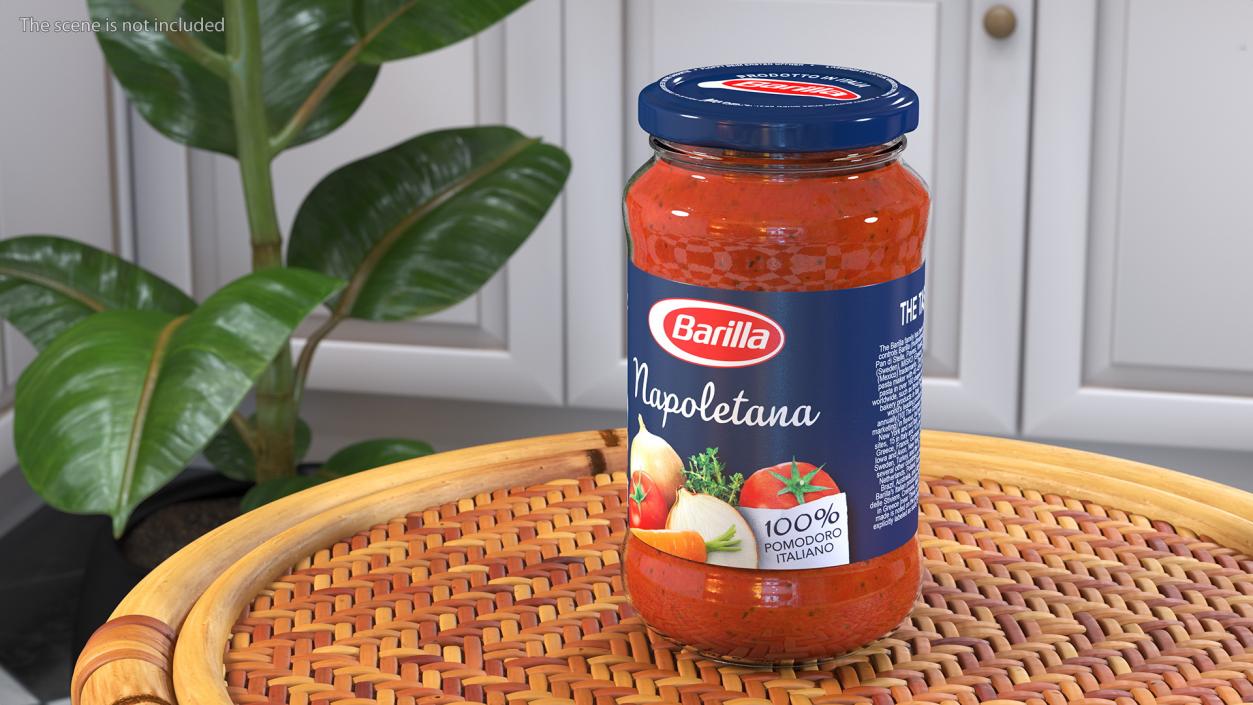 3D Barilla Sauce Can 12oz Set