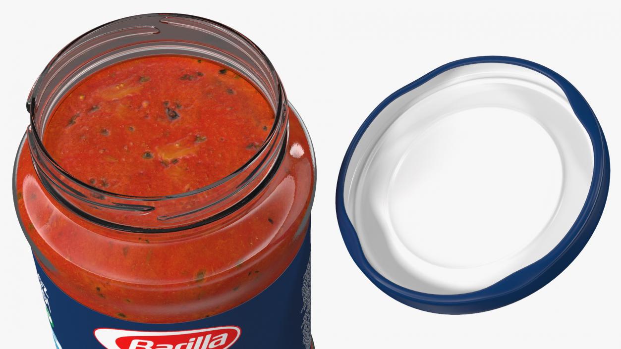 3D Barilla Sauce Can 12oz Set