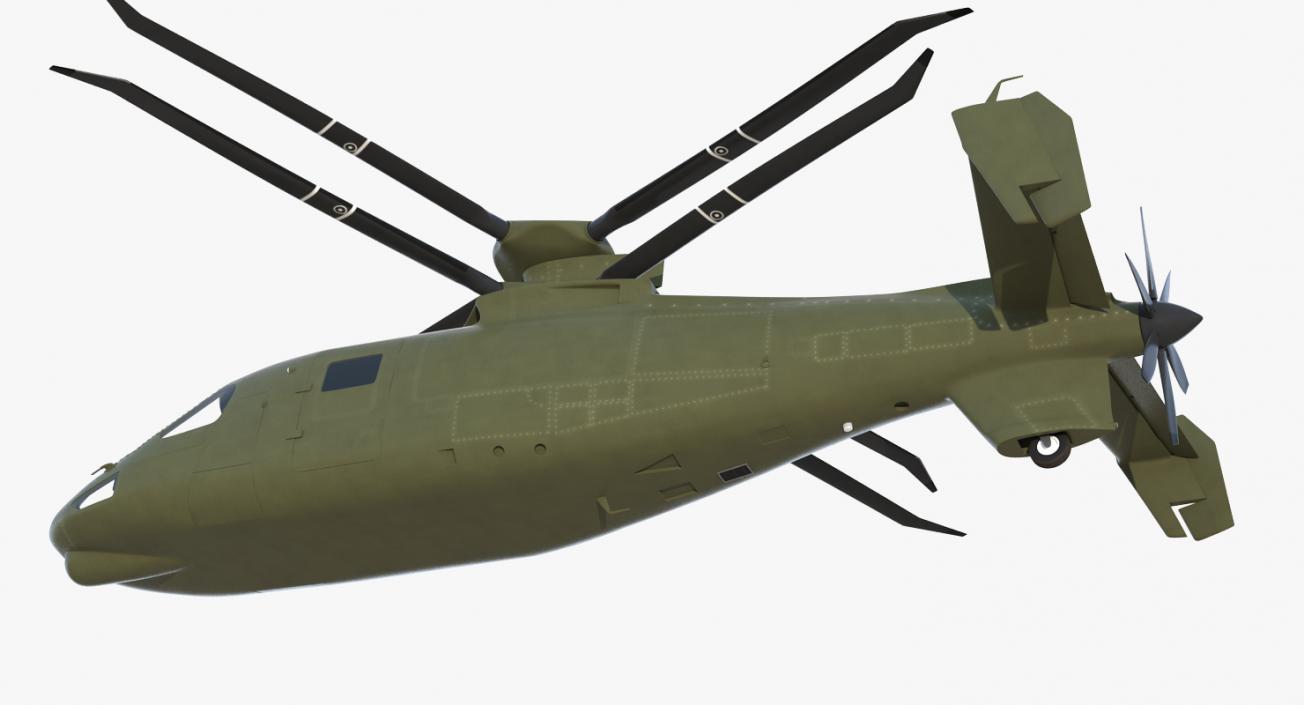 3D Attack Compound Helicopter