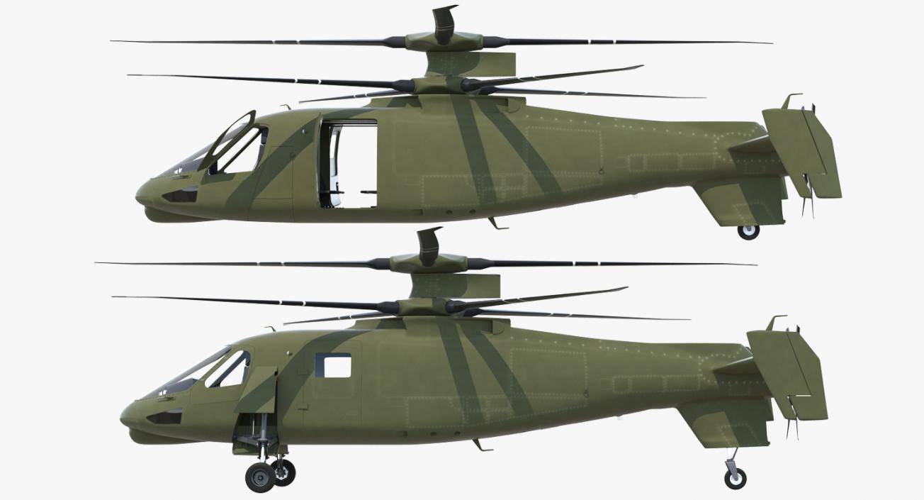 3D Attack Compound Helicopter