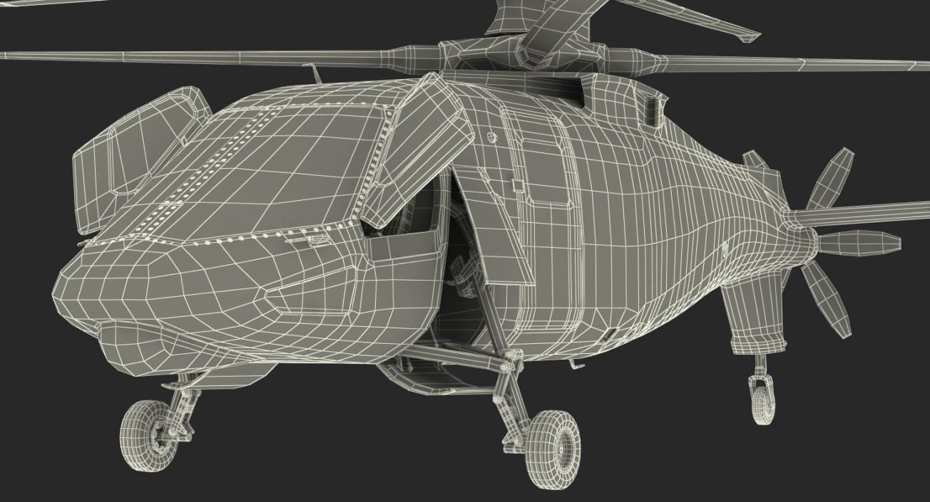 3D Attack Compound Helicopter