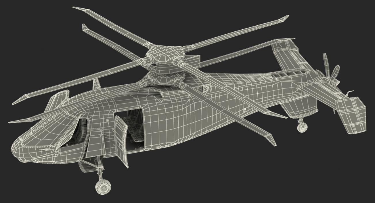 3D Attack Compound Helicopter