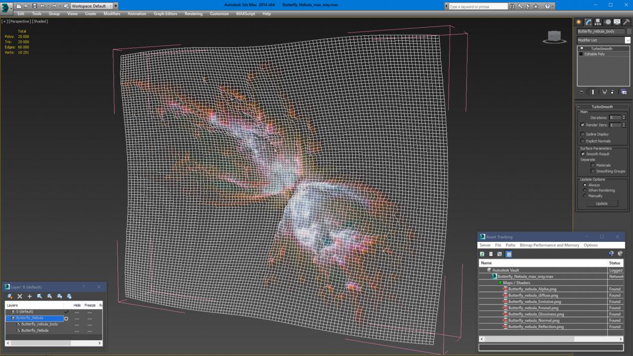 3D Butterfly Nebula