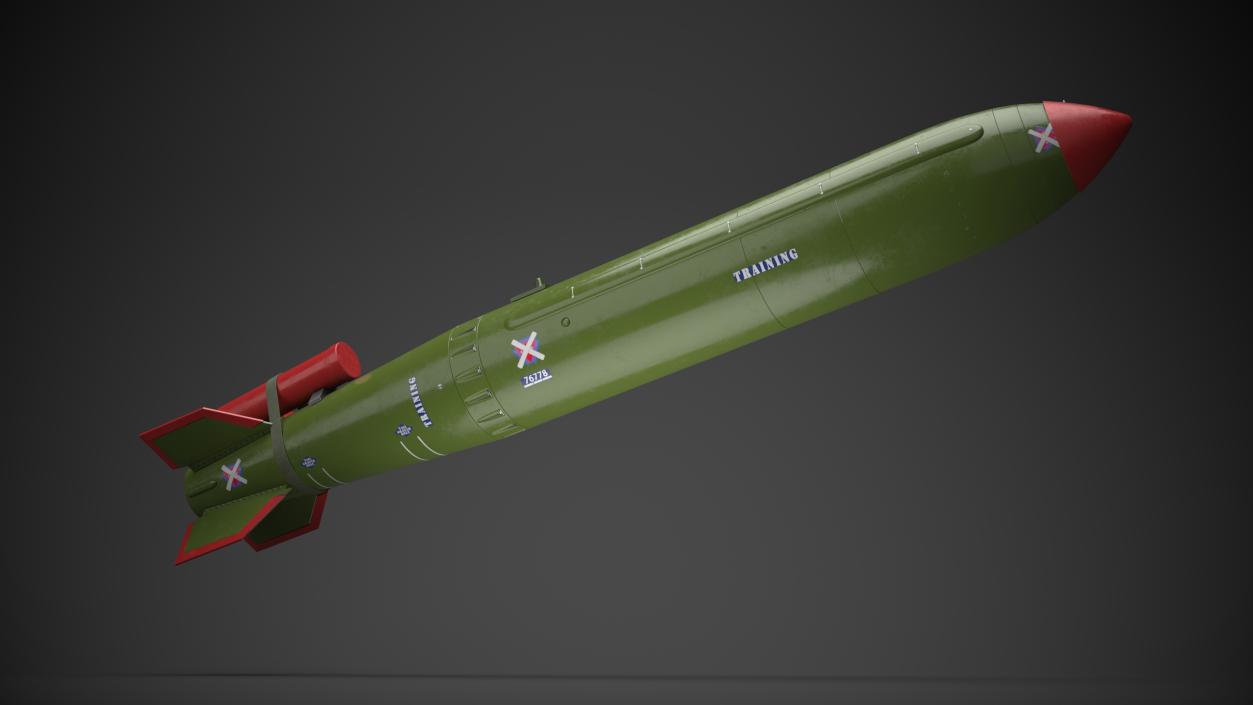 3D Nuclear Bomb WE177 model