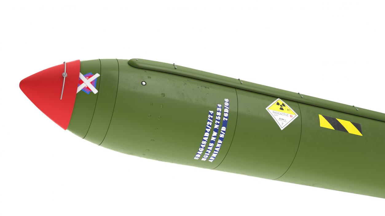 3D Nuclear Bomb WE177 model