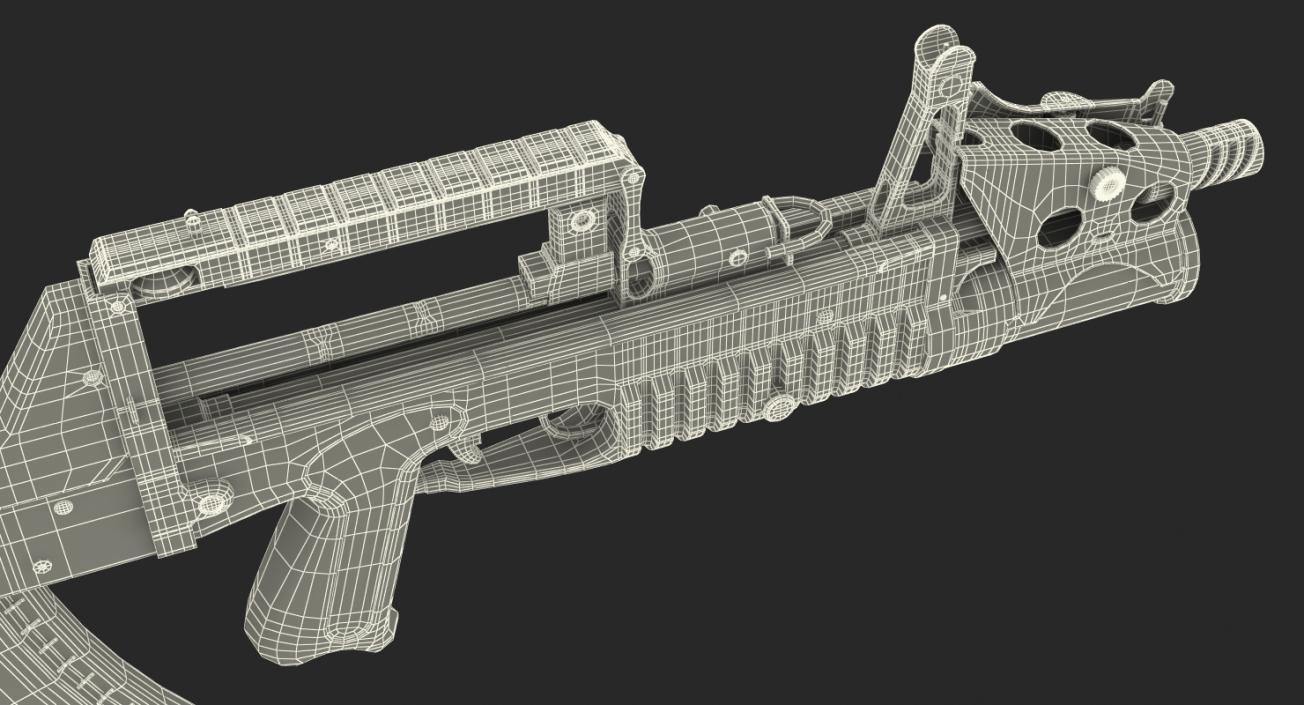 3D Amphibious Assault Rifle ADS model