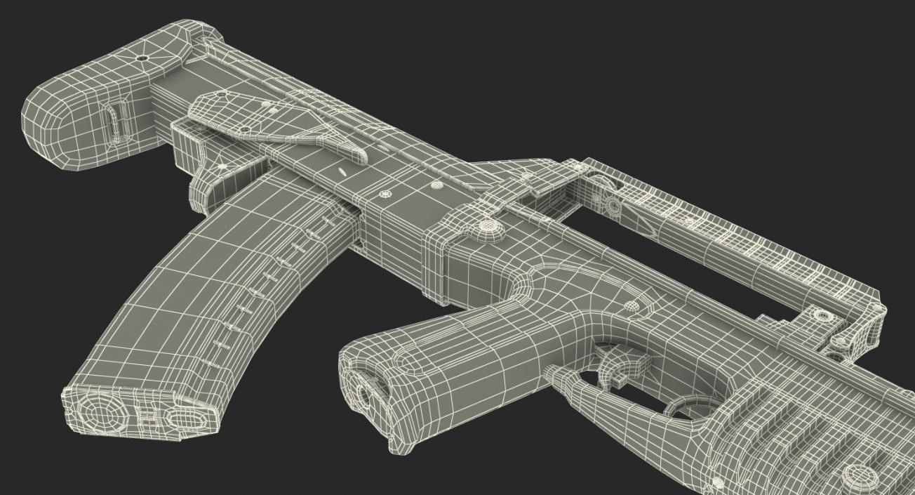 3D Amphibious Assault Rifle ADS model