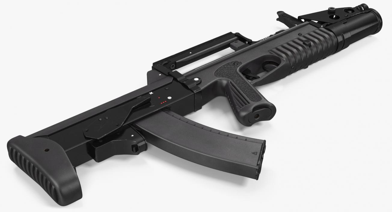 3D Amphibious Assault Rifle ADS model