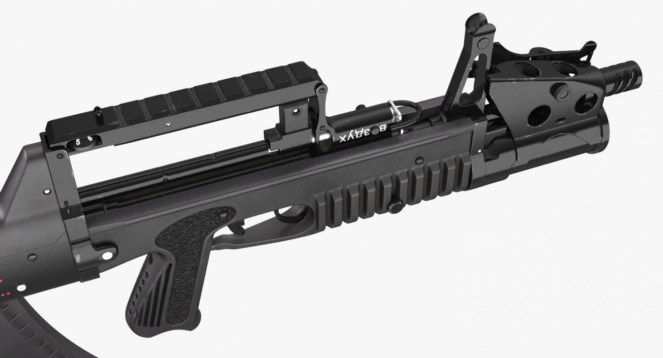 3D Amphibious Assault Rifle ADS model