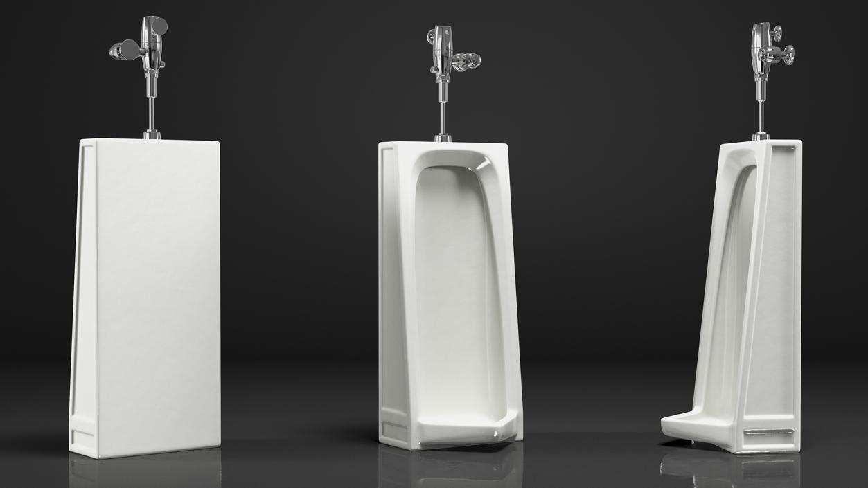 3D American Standard Stallbrook Washout Urinal model