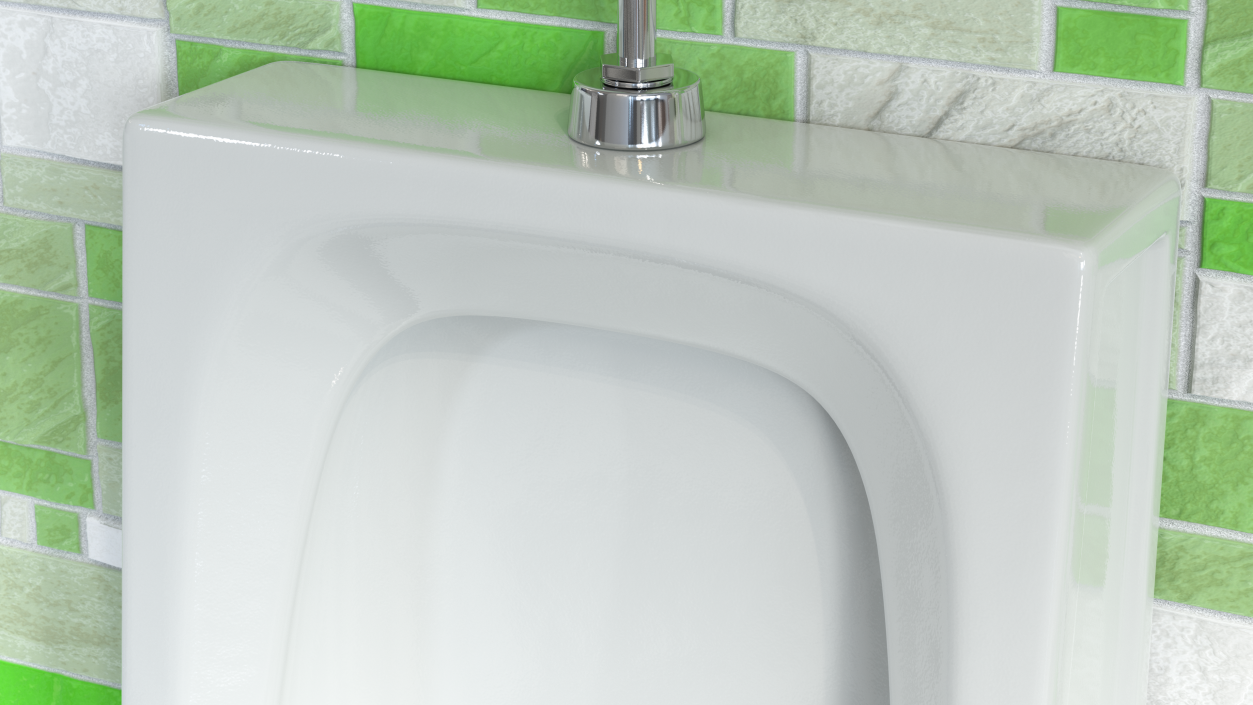 3D American Standard Stallbrook Washout Urinal model