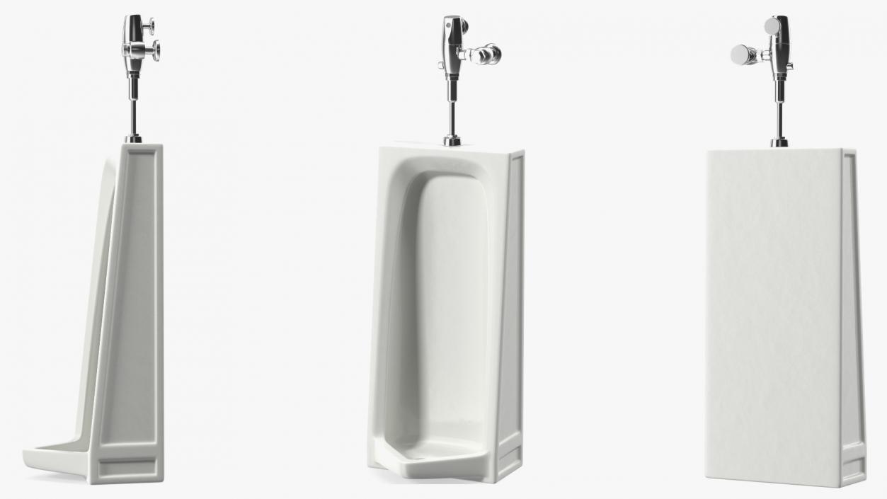 3D American Standard Stallbrook Washout Urinal model