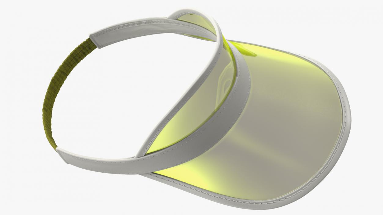 3D Clear Colored Plastic Sun Visor