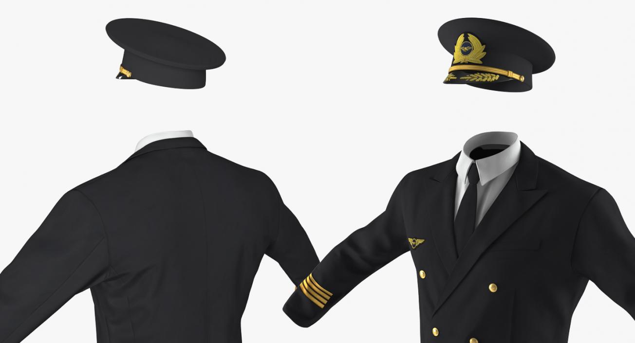 3D Airline Pilot Uniform