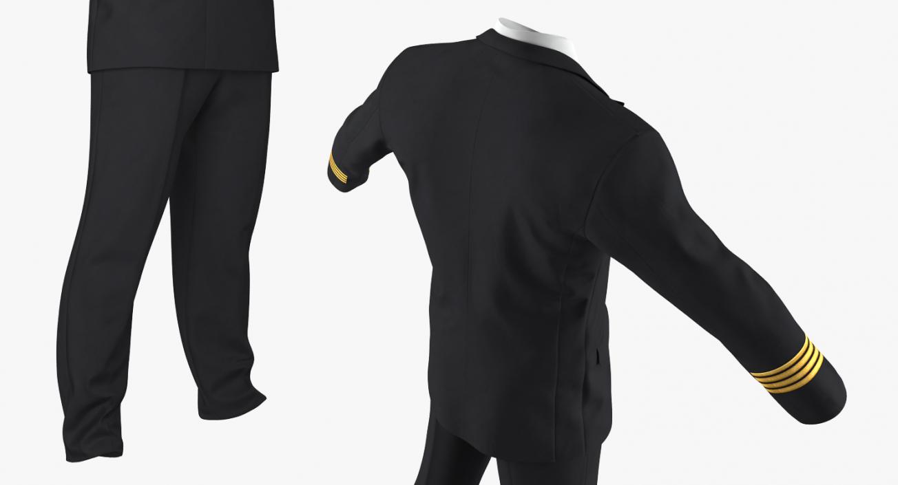 3D Airline Pilot Uniform