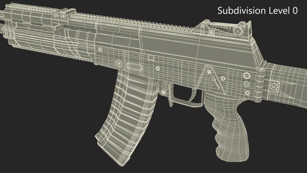 3D Assault Rifle AK-12 2011 New model