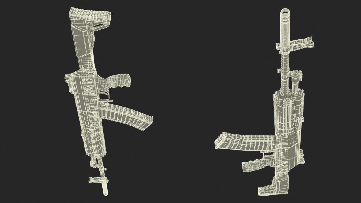 3D Assault Rifle AK-12 2011 New model