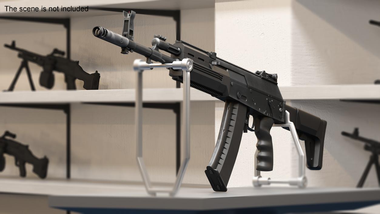 3D Assault Rifle AK-12 2011 New model