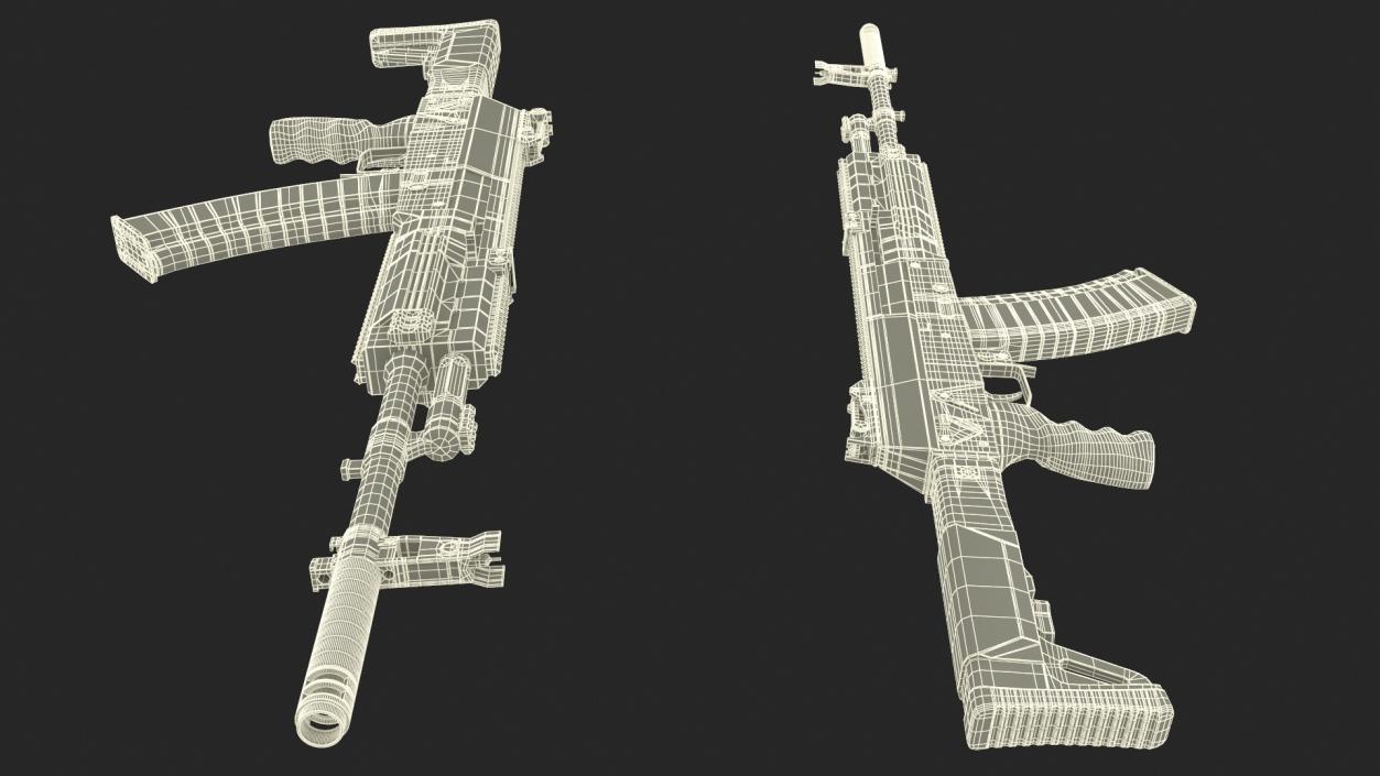 3D Assault Rifle AK-12 2011 New model