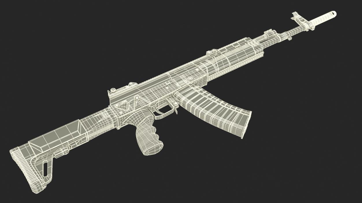 3D Assault Rifle AK-12 2011 New model