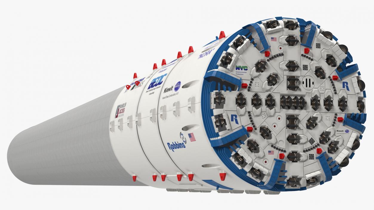 3D Nora Tunnel Boring Machine