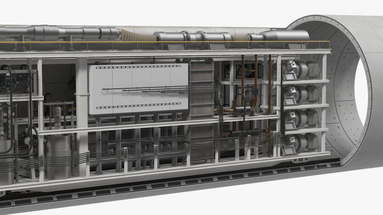 3D Nora Tunnel Boring Machine