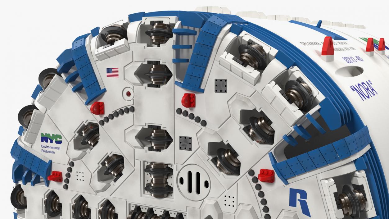 3D Nora Tunnel Boring Machine