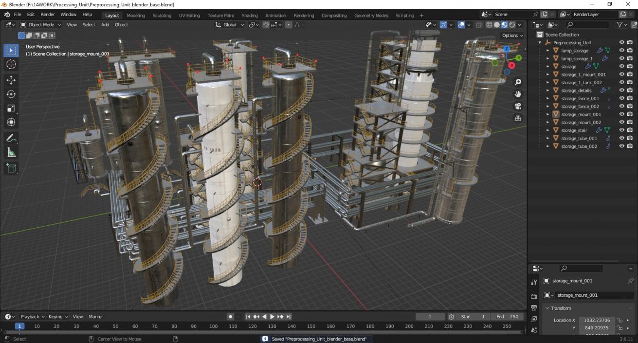 3D model Processing Unit