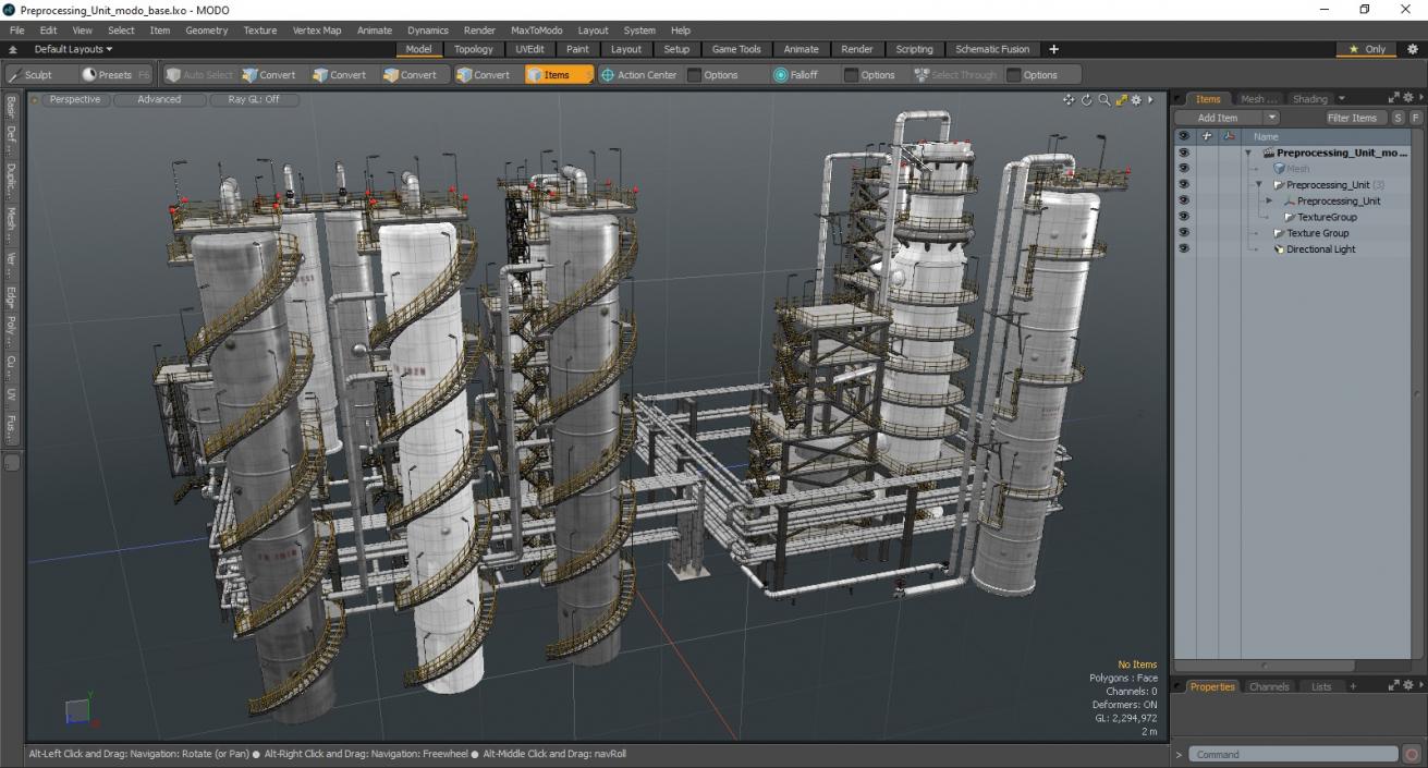 3D model Processing Unit