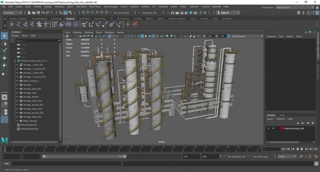 3D model Processing Unit