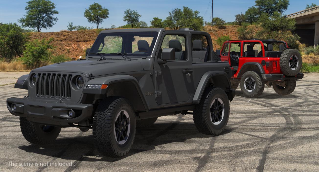 3D Jeep Wrangler Rubicon