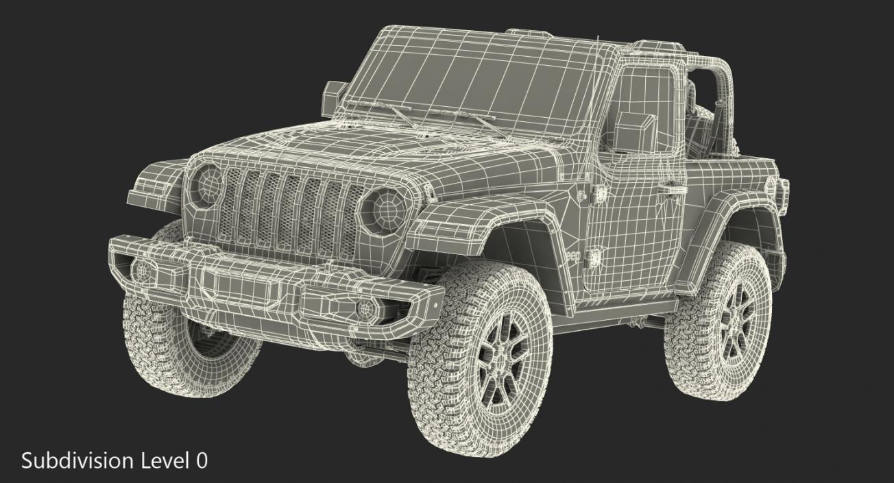 3D Jeep Wrangler Rubicon