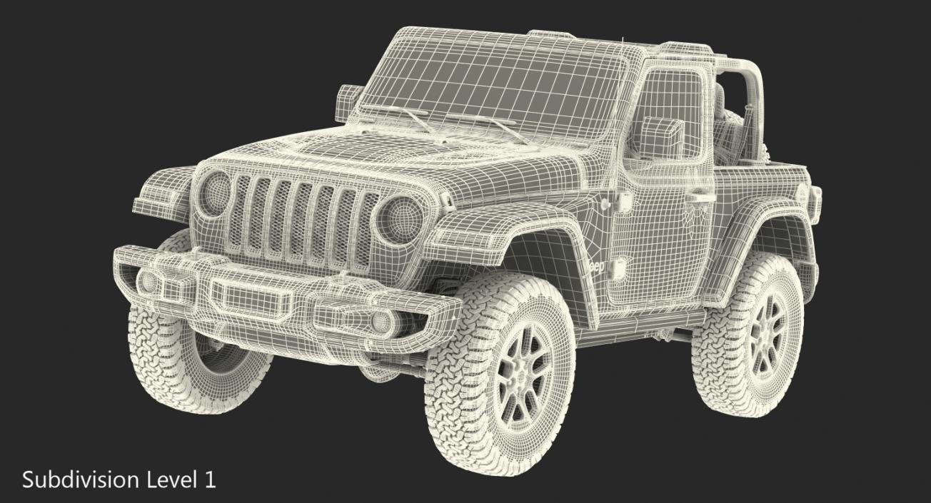 3D Jeep Wrangler Rubicon