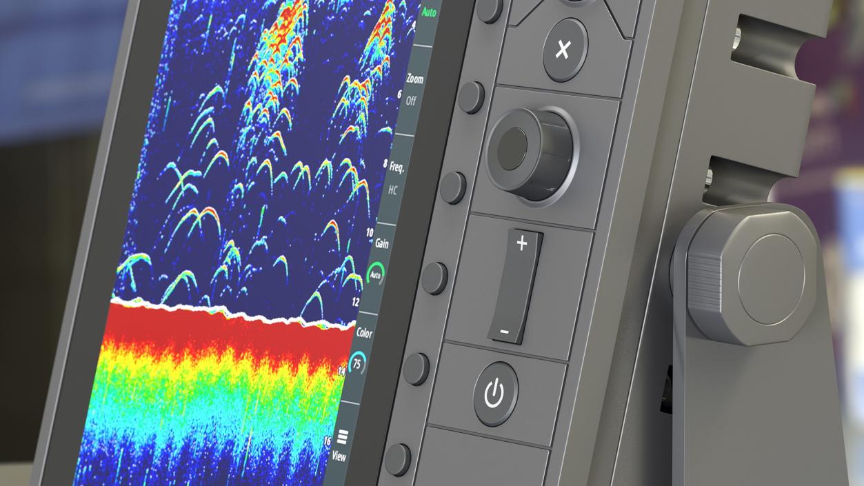 Fish Finder Sonar with LCD Display 3D model