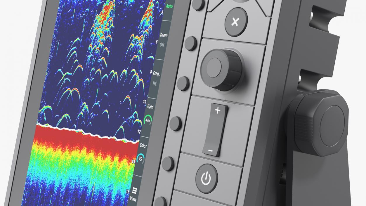 Fish Finder Sonar with LCD Display 3D model