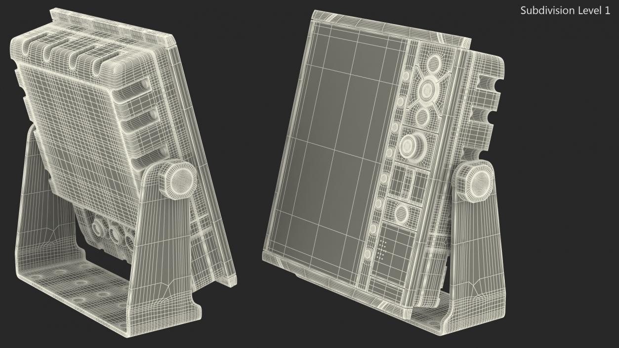Fish Finder Sonar with LCD Display 3D model
