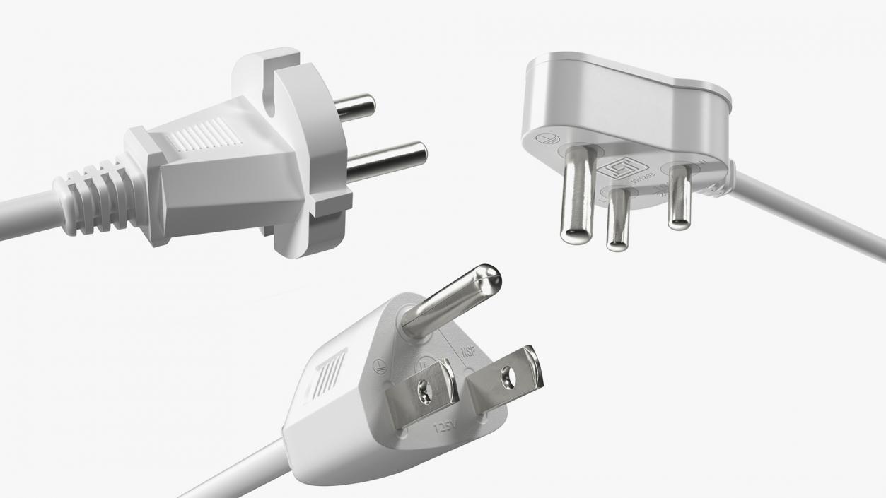 3D model Electric Plugs Collection