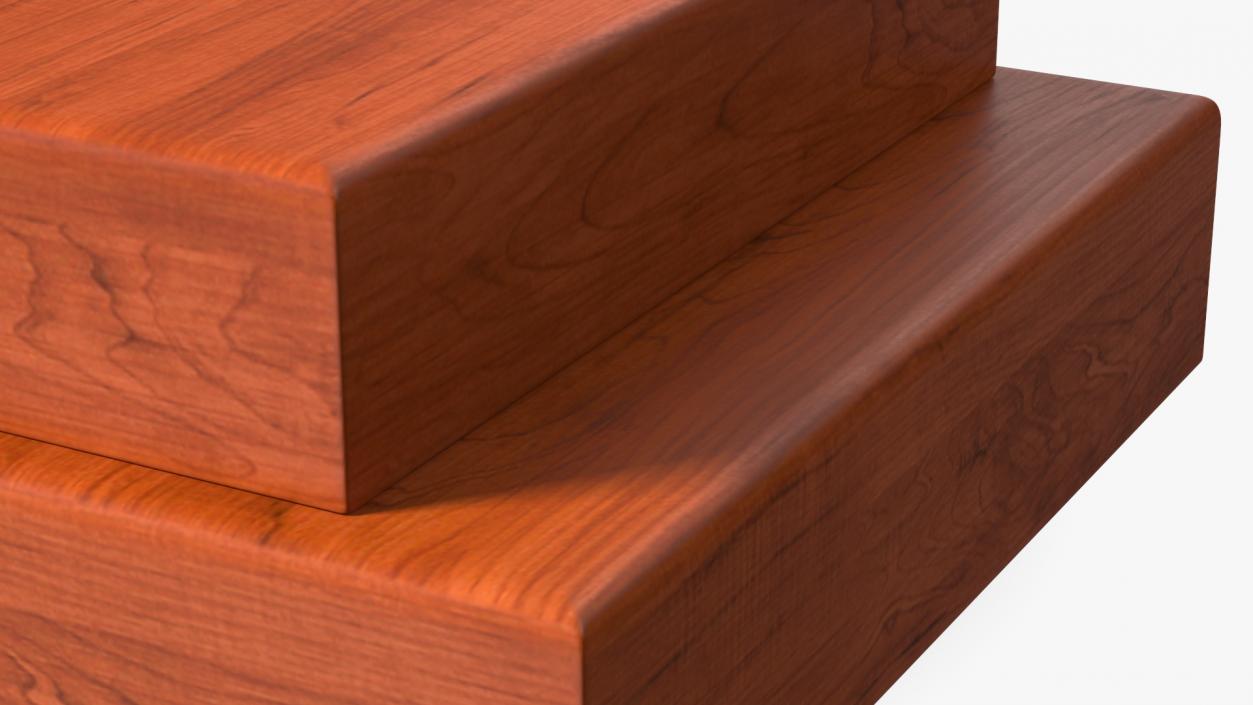 3D Wooden Podium model