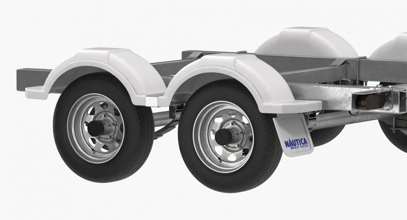 3D model Trailer Back Chassis