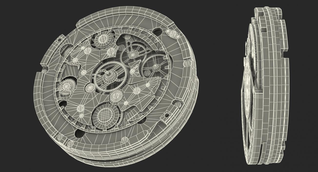 Clock Mechanisms Collection 3D