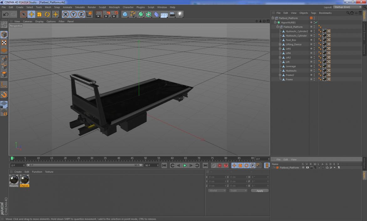 3D Flatbed Platform